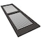 Ekena Millwork Mid-America Vinyl, Standard Size Cathedral Top Center Mullion, Open Louver Shutter, 11255018, PR 00011255018 - alternate 10
